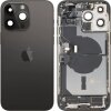 Capac Baterie Apple iPhone 14 Pro Max, Cu Carcasa Mijloc, Full Parts, Negru (Space Black), Swap