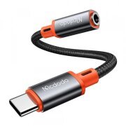 Adaptor Audio USB-C - 3.5mm McDodo CA-7561, Negru