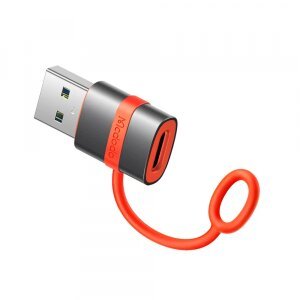 Adaptor Date si Incarcare USB-C - USB-A McDodo OT-3800, Gri