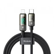 Cablu Date si Incarcare USB-C - Lightning McDodo CA-3600 Display Auto Power Off, 36W, 1.2m, Negru