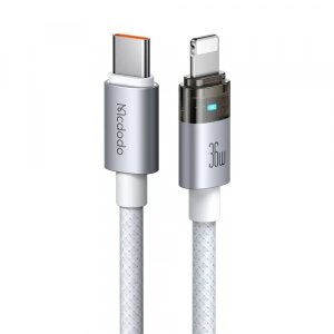Cablu Date si Incarcare USB-C - Lightning McDodo CA-6942, 36W, 1.2m, Alb