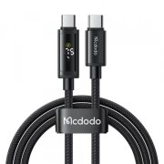 Cablu Date si Incarcare USB-C - USB-C McDodo CA-8000 Display, 100W, 1.2m, Negru