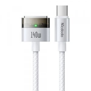 Cablu Incarcare USB-C - MagSafe 3 McDodo CA-2071, 140W, 2m, Alb