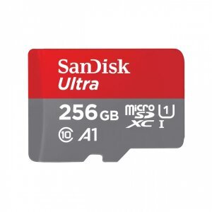 Card Memorie microSDXC SanDisk Ultra Android A1, 256Gb, Clasa 10 / UHS-1 U1 SDSQUAC-256G-GN6MN 