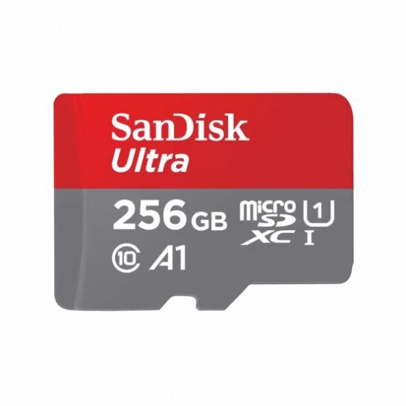 Card Memorie microSDXC SanDisk Ultra Android A1, 256Gb, Clasa 10 / UHS-1 U1 SDSQUAC-256G-GN6MN 