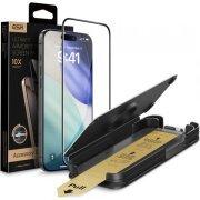 Folie de protectie Ecran  ESR UltraFit Armorite Pro pentru Apple iPhone 17 Pro, Sticla Securizata, Full Glue, Neagra