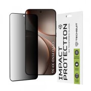Folie de protectie Ecran Privacy Techsuit pentru Oppo Find X9, Sticla Securizata, Full Glue, 111D