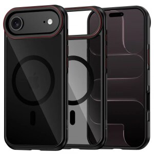 Husa MagSafe pentru Apple iPhone 17 Air, Tech-Protect, Maghybrid, Neagra 