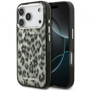 Husa MagSafe pentru Apple iPhone 17 Pro, Karl Lagerfeld, IML Leopard Pattern, Maro