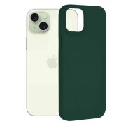 Husa pentru Apple iPhone 15 Plus, Techsuit, Soft Edge, Verde Inchis