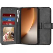 Husa pentru Honor Magic8 Pro, Techsuit, Diary Book, Neagra