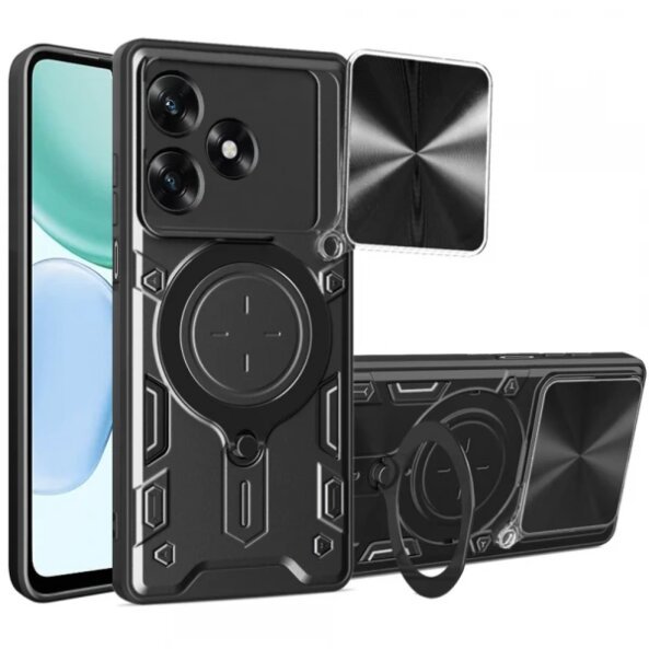 Husa pentru Honor X5c Plus, Techsuit, CamGuard Pro, Neagra