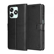 Husa pentru Honor X5c Plus, Techsuit, Leather Folio, Neagra