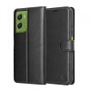 Husa pentru Motorola Moto G06, Techsuit, Leather Folio, Neagra