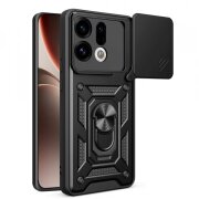 Husa pentru Oppo Find X9, Techsuit, CamShield, Neagra