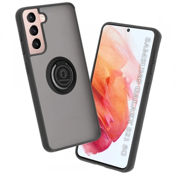 Husa pentru Samsung Galaxy S21 5G G991, Techsuit, Glinth, Neagra