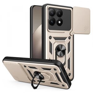 Husa pentru Xiaomi 15T, Techsuit, CamShield, Aurie