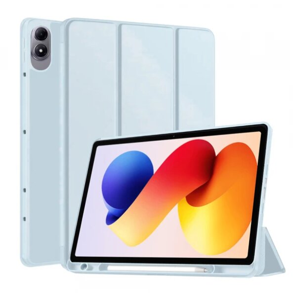 Husa pentru Xiaomi Redmi Pad 2 Pro, Techsuit, Flex Trifold, Bleu