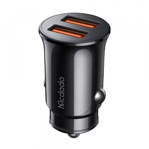 Incarcator Auto McDodo CC-6602, 12W, 2.4A, 2 x USB-A, Negru