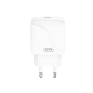 Incarcator Retea XO Design L141, 20W, 3A, 1 x USB-C, Alb 