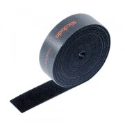 Organizator Cabluri McDodo VS-0960 Belt, Velcro, 1m, Negru