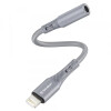 Adaptor Audio Lightning - 3.5mm Techsuit AC2 SoundFlex, Gri