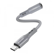 Adaptor Audio USB-C - 3.5mm Techsuit AC1 SoundFlex, Gri
