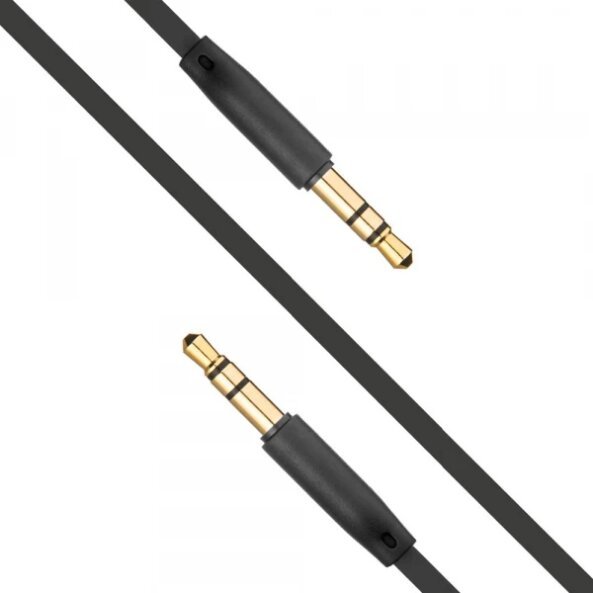 Cablu Audio 3.5mm - 3.5mm Fixed, 1m, Negru