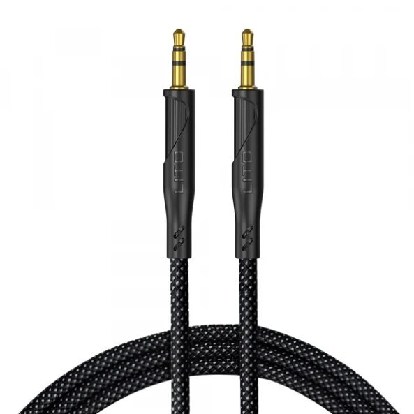 Cablu Audio 3.5mm - 3.5mm Lito LA02, 1m, Negru