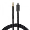 Cablu Audio USB-C - 3.5mm Lito LA02, 1m, Negru