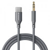 Cablu Audio USB-C - 3.5mm Techsuit AC4 SoundFlex, 1m, Gri