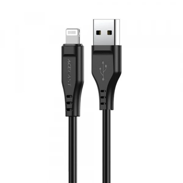 Cablu Date si Incarcare USB-A - Lightning Acefast C3-02, 18W, 1.2m, Negru