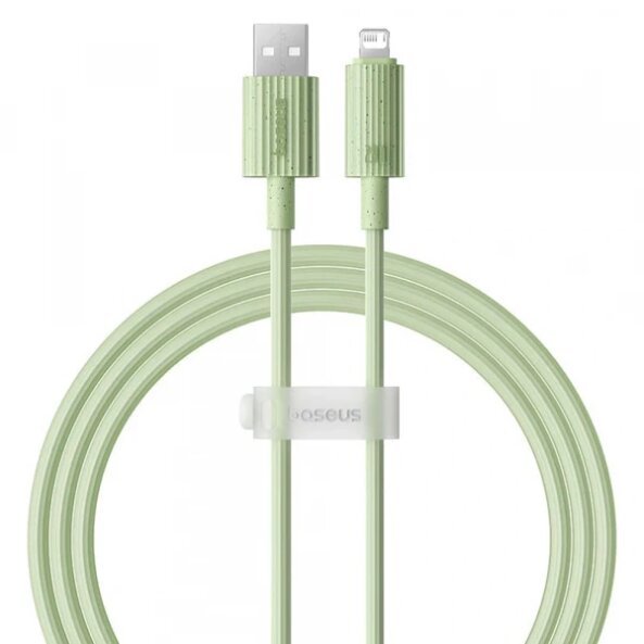 Cablu Date si Incarcare USB-A - Lightning Baseus Habitat, 18W, 2m, Verde P10360200631-01
