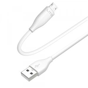 Cablu Date si Incarcare USB-A - microUSB Lito LD03V, 18W, 1m, Alb