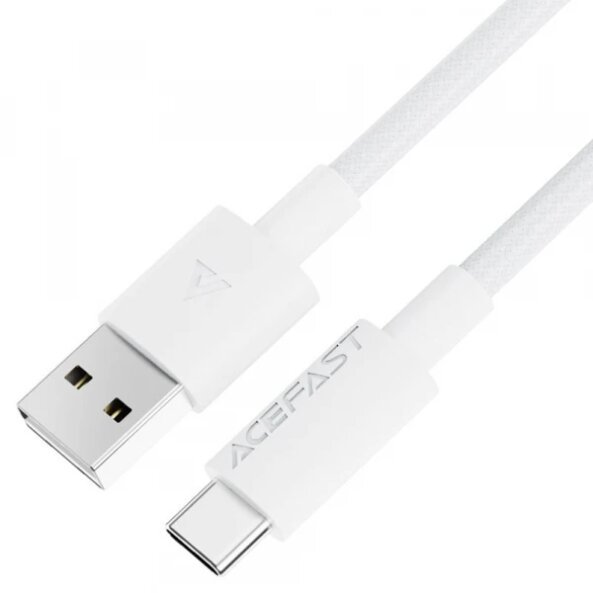 Cablu Date si Incarcare USB-A - USB-C Acefast C18-04, 18W, 1.2m, Alb