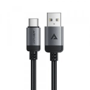 Cablu Date si Incarcare USB-A - USB-C Acefast C20-04, 18W, 1.2m, Negru