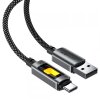 Cablu Date si Incarcare USB-A - USB-C Acefast C21-04, 18W, 1.2m, Negru
