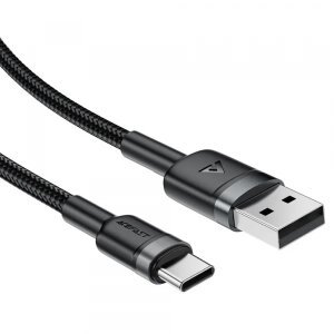 Cablu Date si Incarcare USB-A - USB-C Acefast C22-04, 18W, 1.2m, Negru