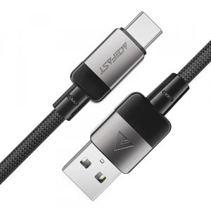 Cablu Date si Incarcare USB-A - USB-C Acefast C9-04, 18W, 1.2m, Negru