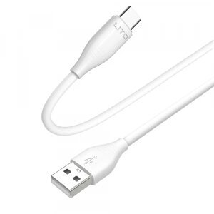Cablu Date si Incarcare USB-A - USB-C Lito LD03T, 18W, 1m, Alb