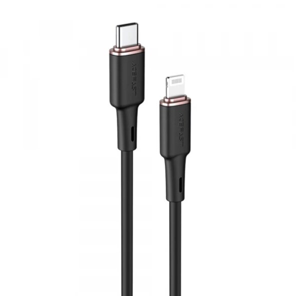 Cablu Date si Incarcare USB-C - Lightning Acefast C2-01, 30W, 1.2m, Negru