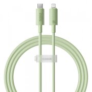 Cablu Date si Incarcare USB-C - Lightning Baseus Habitat, 20W, 1m, Verde P10360201631-00