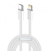 Cablu Date si Incarcare USB-C - Lightning ColorWay CW-CBPDCL061, 27W, 1m, Gri