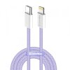 Cablu Date si Incarcare USB-C - Lightning ColorWay CW-CBPDCL061, 27W, 1m, Mov