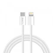 Cablu Date si Incarcare USB-C - Lightning Lito LD04CL, 27W, 1m, Alb