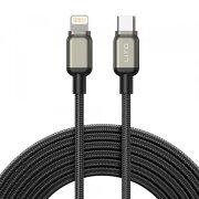 Cablu Date si Incarcare USB-C - Lightning Lito LD17, 20W, 1m, Negru