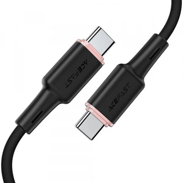Cablu Date si Incarcare USB-C - USB-C Acefast C2-03, 60W, 1.2m, Negru