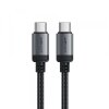 Cablu Date si Incarcare USB-C - USB-C Acefast C20-03, 60W, 1.2m, Negru