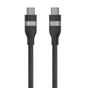 Cablu Date si Incarcare USB-C - USB-C Anker, 240W, 0.9m, Negru A82E2H21