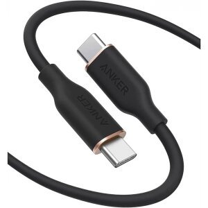 Cablu Date si Incarcare USB-C - USB-C Anker PowerLine III, 100W, 0.9m, Negru A8552H11